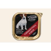 Натуральная формула 100,0 д/соб Рубец говяжий в желе (ламистер) 1/15