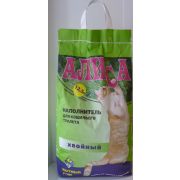 Наполнитель АЛИСА д/кошек ДРЕВЕСНЫЙ ВПИТЫВАЮЩИЙ хвойный 12,3л/7кг