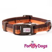 Ошейник оранж светоотражающий S 4771