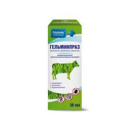 Гельминпраз. Антигельминтное средство для с/х животным ( празикв.- 30 мг, фенбенд.-10 мг, ивермек.- 4 мг,)  Суспензия для приема внутрь 30 мл.