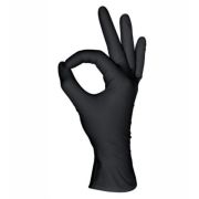 Перчатки XL 3,5гр нитриловые неопудренные Nitrile, черные. 1/50