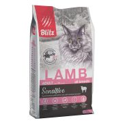 BLITZ Sensitive 2 кг д/к ADULT CATS LAMB Ягненок 1/6   0276