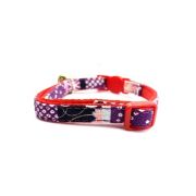 Ошейник для кошек «Японская сакура», красный