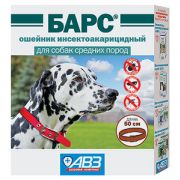 Барс ошейник д/соб от блох и клещей средн. пород (фипронил) АВЗ 4828 1/60