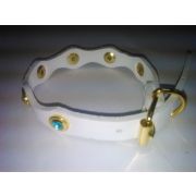 Ошейник №13 искуств.мат.  украшенный 23-29см арт659