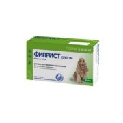 Фиприст спот-он д/соб.134мг/1,34мл №3 10-20кг 3пип.в упак. (КRKA)