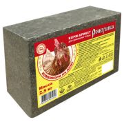 Рябушка брикет для дом.птицы 2,5кг 1/4