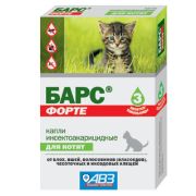 Капли Барс Форте инсектоакарицидные д/котят №3 9137   1/100