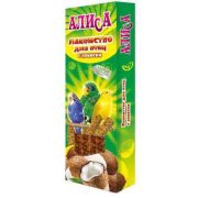 Палочки-лакомство ПТИЦЫ «Алиса» с КОКОСОМ 2-35 гр