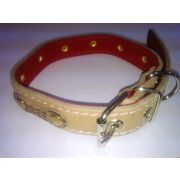 Ошейник №25 40-53см с подкладом,фурнитура металл АРТ 049