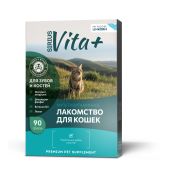 Vita+ мультивитаминное лакомство для кошек Для зубов и костей 45гр  1/60
