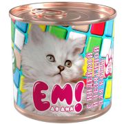 ЕМ ДО ДНА 250 г С индейкой и телятиной для котят д/к ж/б 1/15