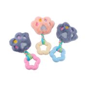 Игрушка д/собак Лапка WOGY 20х10х3.5см пищалка со звездой h=7см микс арт.10922-8544