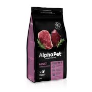 AlphaPet Superpremium 3 кг д/взрослых кошек и котов с говядиной и печенью 1/3  0860
