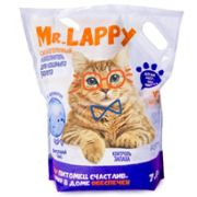 Наполнитель MR.LAPPY д/кошек СИЛИКАГЕЛЕВЫЙ Прохладный бриз 7,6 л / 3,4кг 1/4