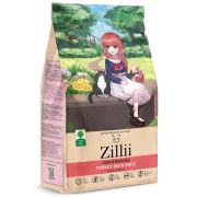 ZILLII Cat 400 гр Light/Sterilized Сухой корм д/кошек с избыт,весом и стерил, Индейка с Уткой 0884 1/28